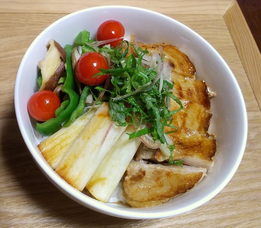 カラフルガッツリ豚丼