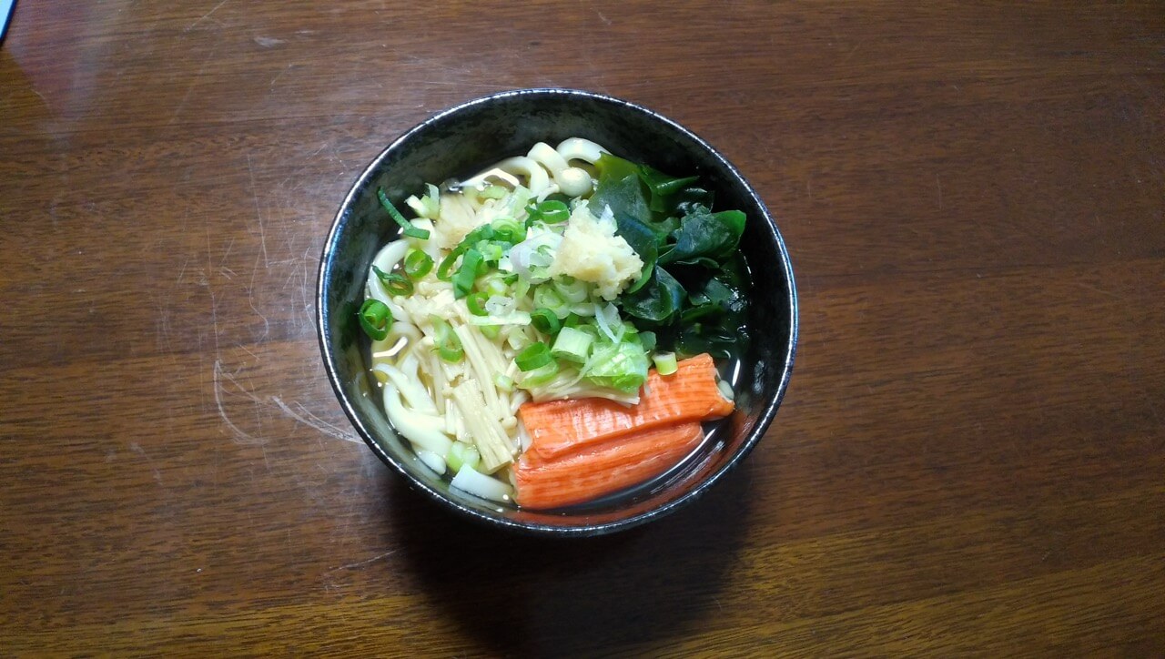 あさイチのしじみの稲庭うどんを作ってみました！