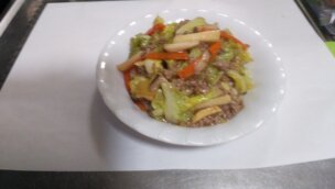 あさイチの春野菜と豚肉のあんかけ丼を作ってみました！